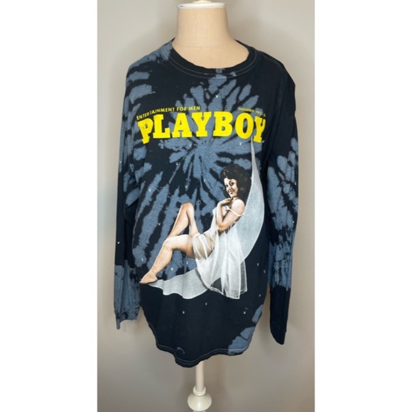 PLAYBOY Other - Playboy Tie-dye Long Sleeve T-Shirt Size Large Unisex